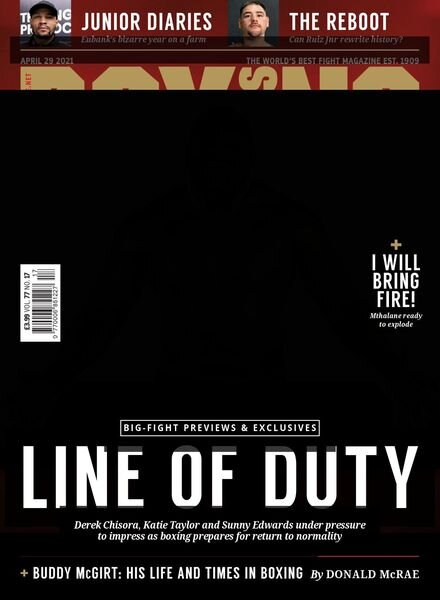 Boxing News – April 29, 2021 Cover