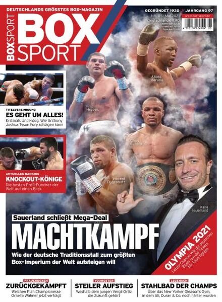BoxSport – Juli 2021 Cover