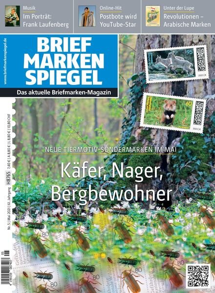 Briefmarken Spiegel – Mai 2021 Cover