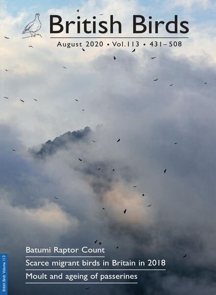 British Birds – August 2020 Cover