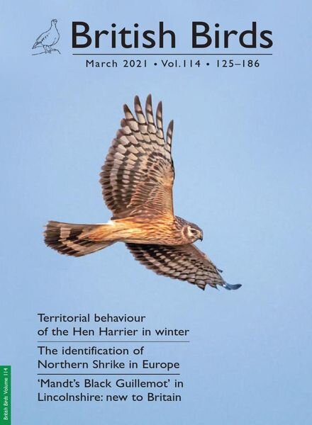 British Birds – March 2021 Cover