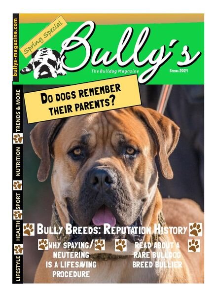 Bully’s The Bulldog Magazine – Spring 2021 Cover
