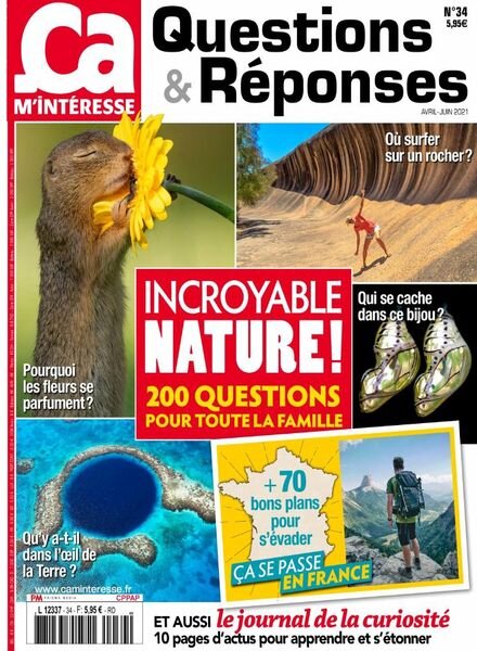 ca M’Interesse Questions & Reponses – Avril-Juin 2021 Cover