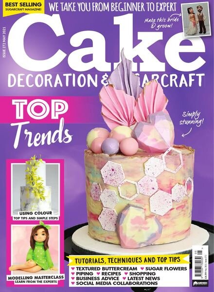 Cake Decoration & Sugarcraft – Issue 272 – May 2021 Cover