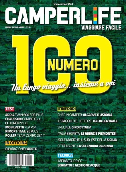 Camper Life – Aprile-Maggio 2021 Cover