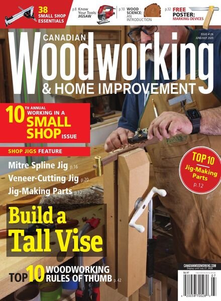 Canadian Woodworking & Home Improvement – June July 2020 Cover