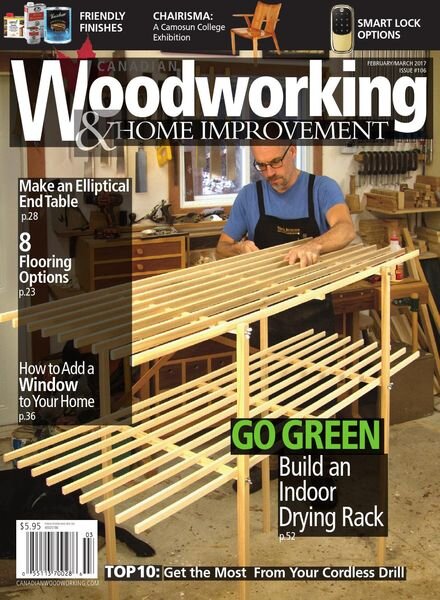 Canadian Woodworking & Home Improvement – March 2017 Cover