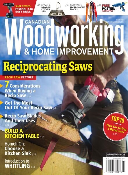 Canadian Woodworking & Home Improvement – October November 2020 Cover