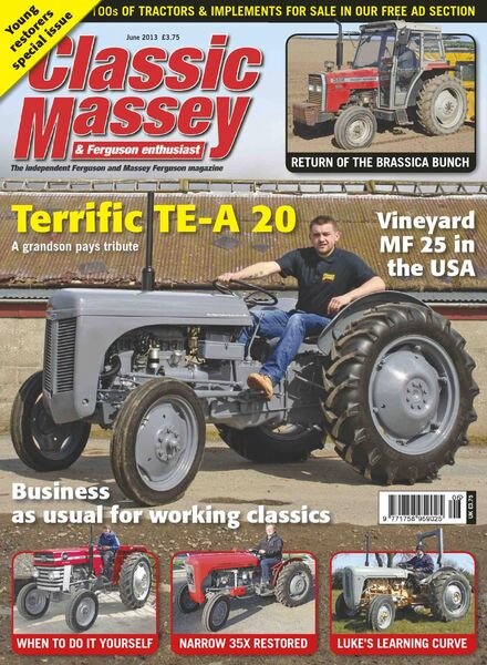 Classic Massey – Issue 44 – June 2013 Cover