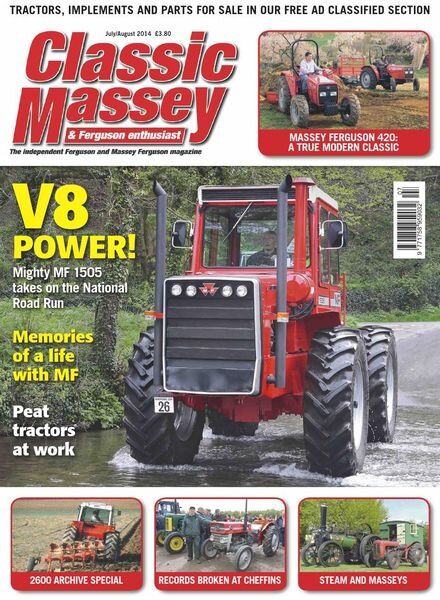 Classic Massey – Issue 51 – July-August 2014 Cover