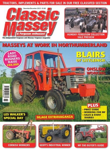 Classic Massey – Issue 59 – November-December 2015 Cover
