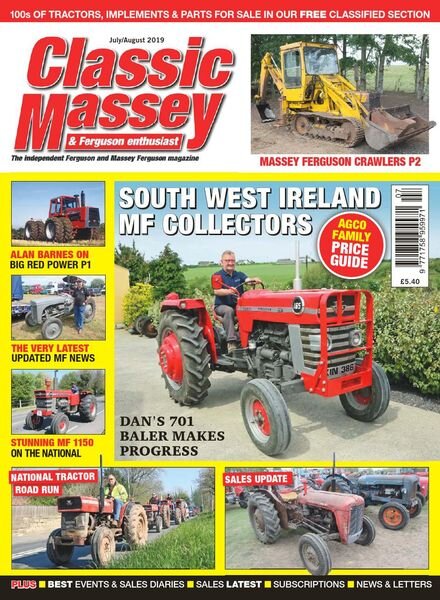 Classic Massey – Issue 81 – July-August 2019 Cover