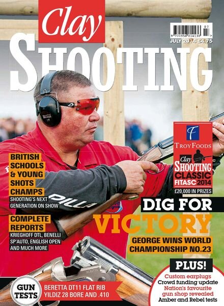 Clay Shooting – July 2014 Cover