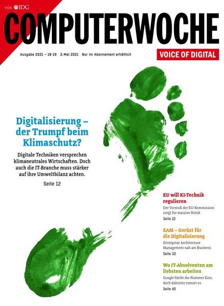 Computerwoche – 30 April 2021 Cover