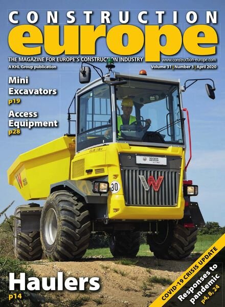 Construction Europe – April 2020 Cover