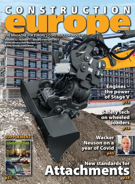 Construction Europe – January-February 2021 Cover