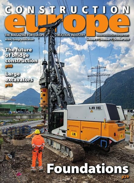 Construction Europe – October 2020 Cover
