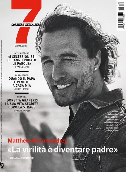 Corriere della Sera Sette – 23 aprile 2021 Cover