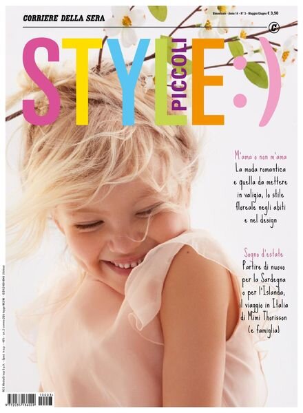 Corriere della Sera Style Piccoli – Maggio-Giugno 2021 Cover