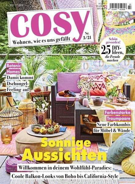 Cosy – Mai 2021 Cover