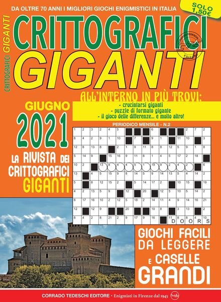 Crittografici Giganti – giugno 2021 Cover