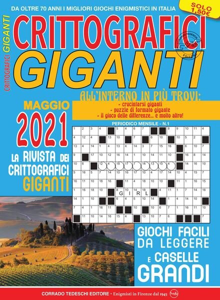 Crittografici Giganti – maggio 2021 Cover