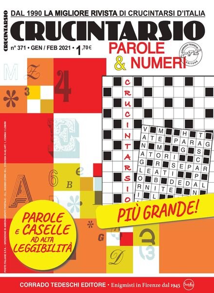 Crucintarsio – febbraio 2021 Cover