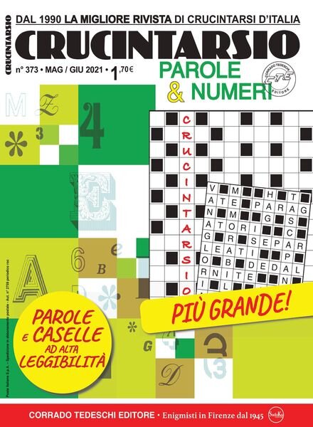 Crucintarsio – giugno 2021 Cover