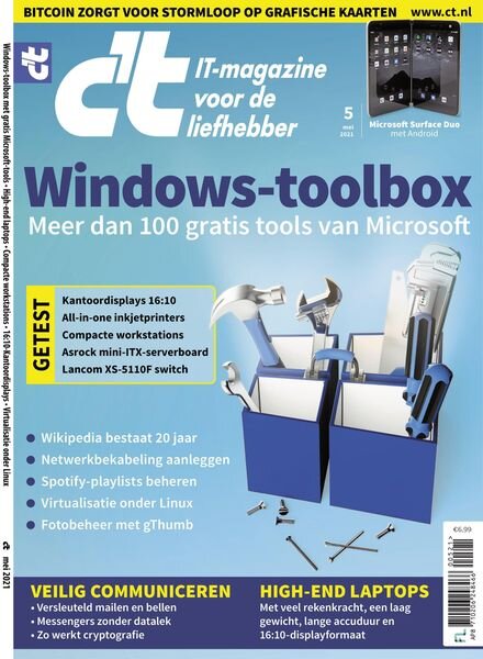 c’t Magazine Netherlands – mei 2021 Cover
