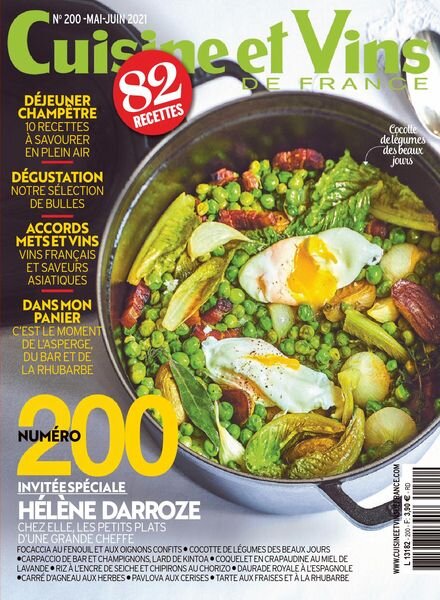 Cuisine et Vins de France – mai 2021 Cover