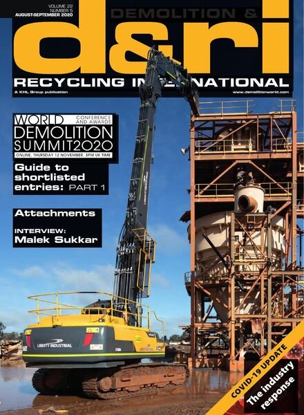 Demolition & Recycling International – August-September 2020 Cover