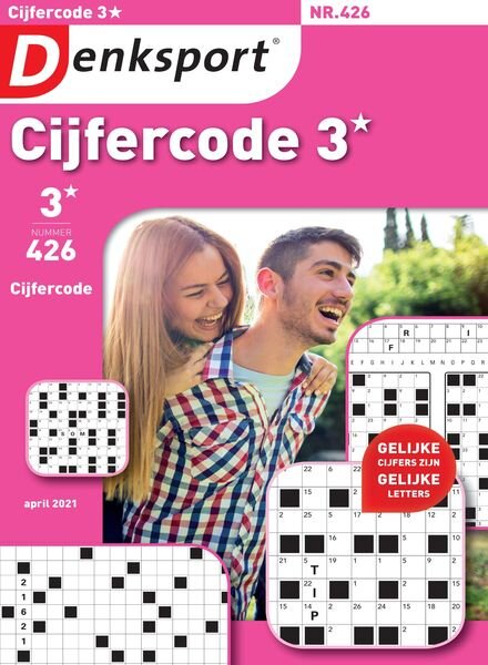 Denksport Cijfercode 3 – 25 maart 2021 Cover