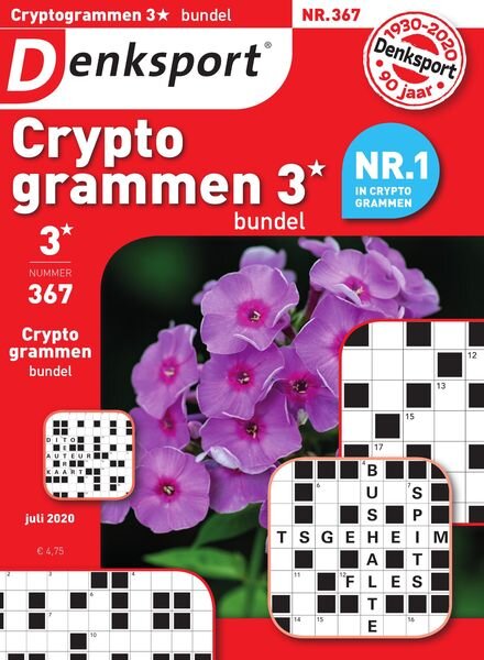 Denksport Cryptogrammen 3 bundel – 02 juli 2020 Cover