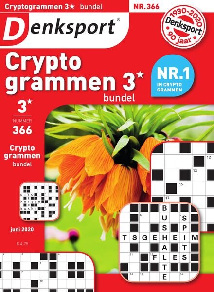 Denksport Cryptogrammen 3 bundel – 11 juni 2020 Cover
