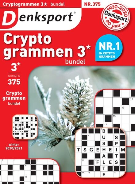 Denksport Cryptogrammen 3 bundel – 17 december 2020 Cover