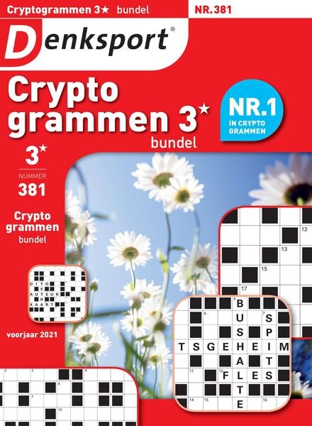 Denksport Cryptogrammen 3 bundel – 22 april 2021 Cover