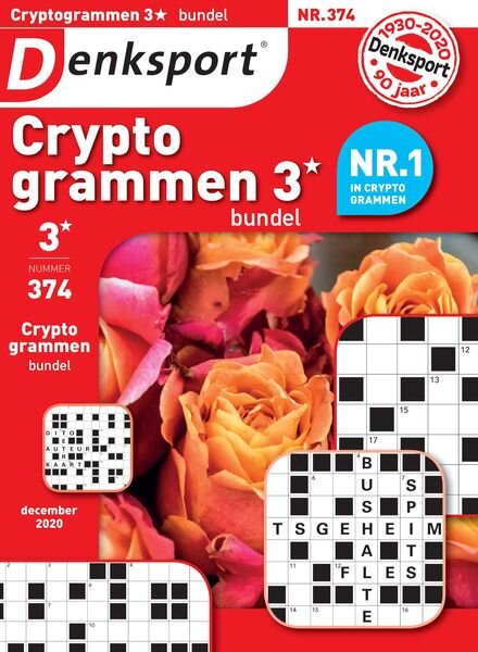 Denksport Cryptogrammen 3 bundel – 26 november 2020 Cover