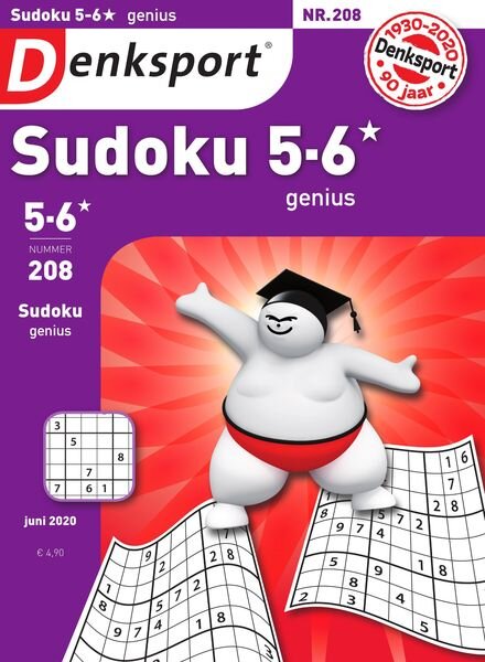 Denksport Sudoku 5-6 genius – 21 mei 2020 Cover