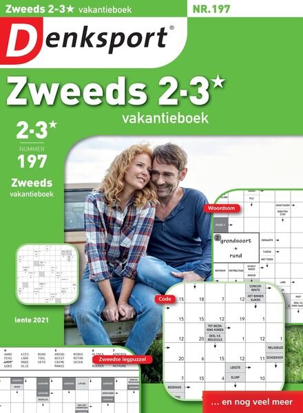 Denksport Zweeds 2-3 vakantieboek – 01 april 2021 Cover