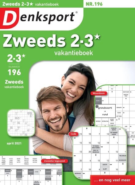 Denksport Zweeds 2-3 vakantieboek – 11 maart 2021 Cover