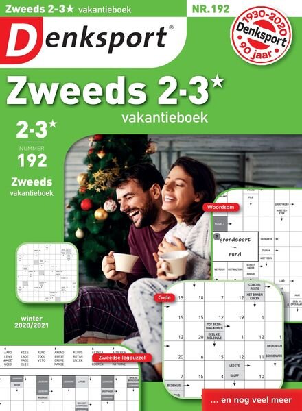 Denksport Zweeds 2-3 vakantieboek – 17 december 2020 Cover