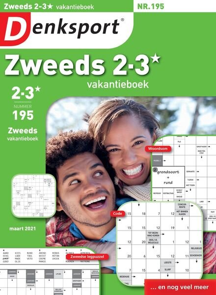 Denksport Zweeds 2-3 vakantieboek – 18 februari 2021 Cover