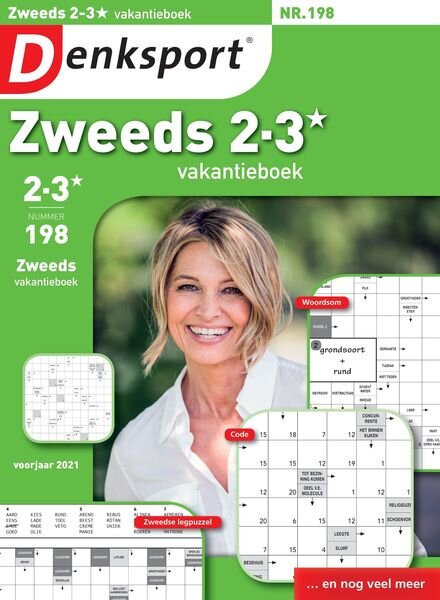 Denksport Zweeds 2-3 vakantieboek – 22 april 2021 Cover