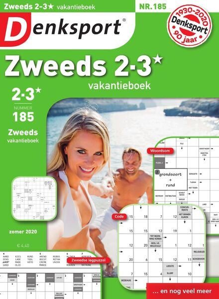 Denksport Zweeds 2-3 vakantieboek – 23 juli 2020 Cover