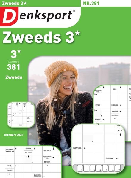 Denksport Zweeds 3 – februari 2021 Cover