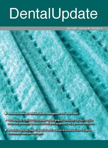 Dental Update – April 2021 Cover