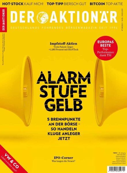 Der Aktionar – 13 Mai 2021 Cover