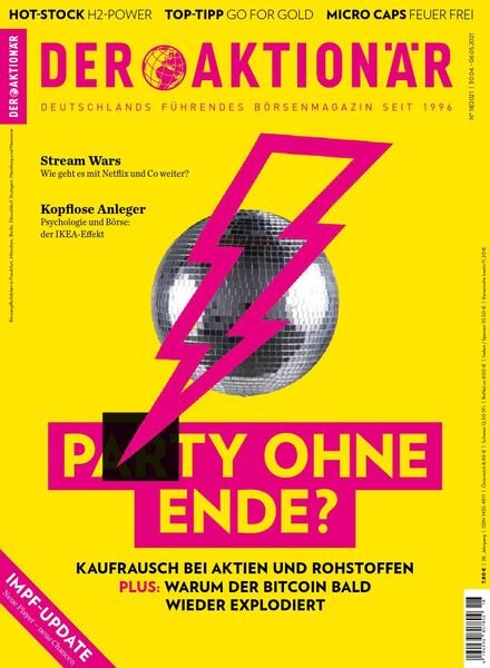 Der Aktionar – 29 April 2021 Cover