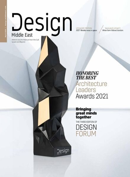 Design Middle East – April 2021 Cover