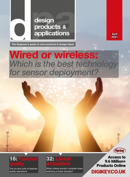 design products & applications – April 2021 Cover